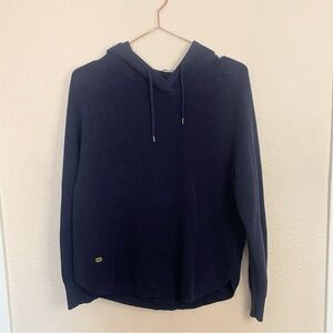 Lauren Ralph Lauren XL Navy Waffle Hoodie | Quiet Luxury Casual